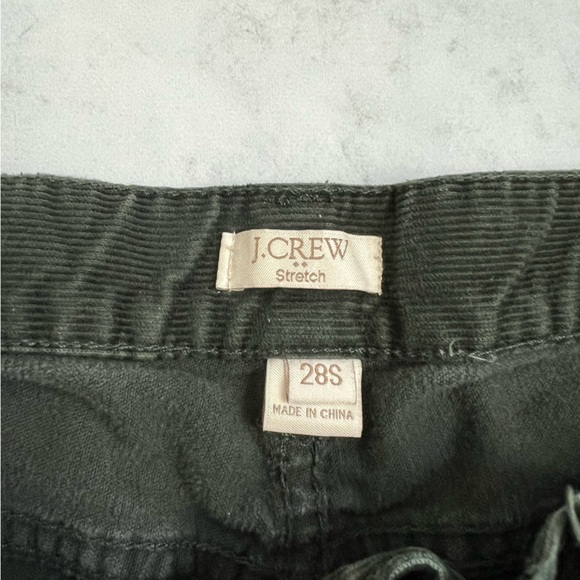 J.Crew Corduroy Straight Leg Pants Forest Green - Picture 8 of 8